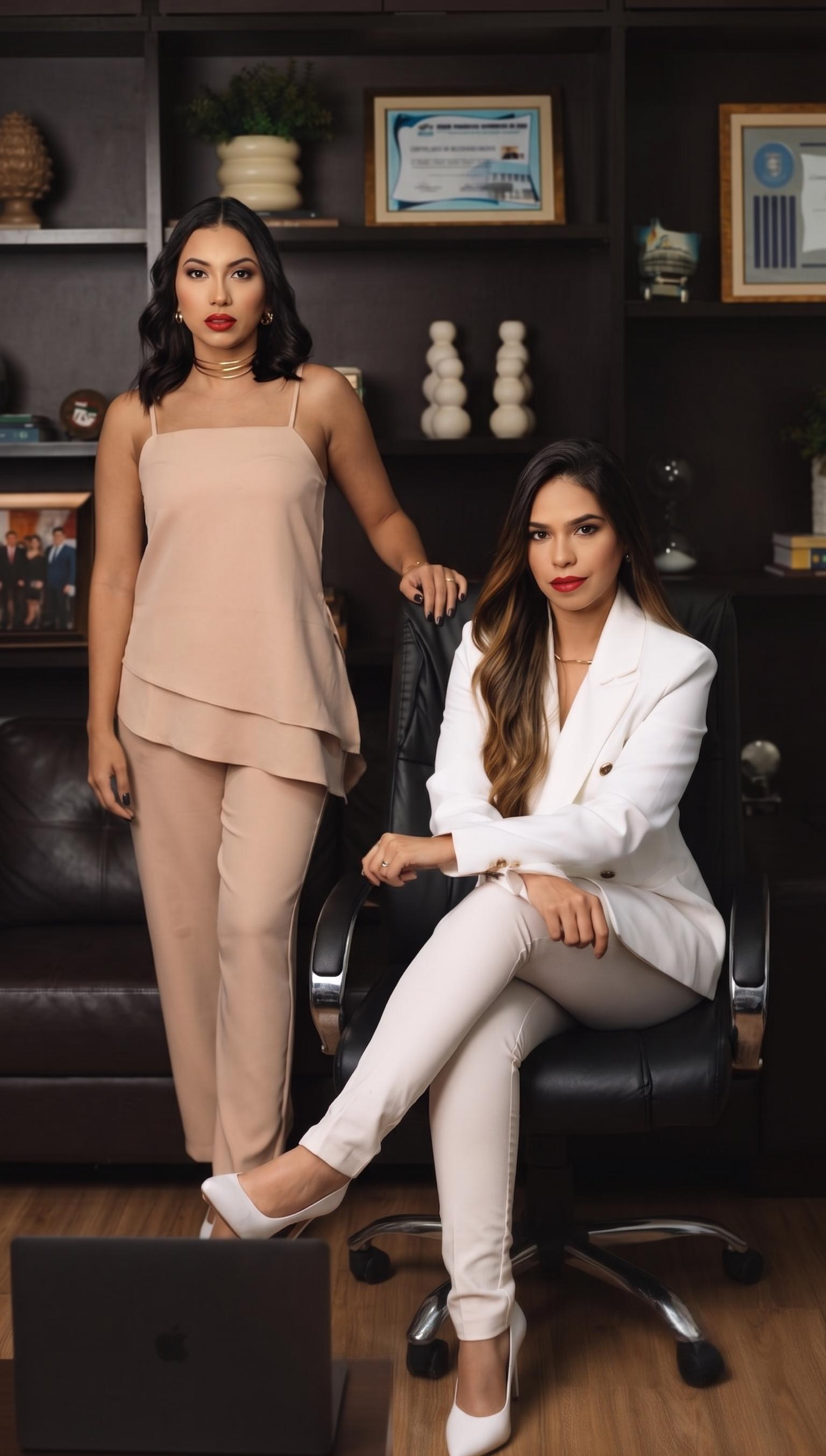 Foto das advogadas Dra. Nicole Severo e Dra. Laís Brunez
